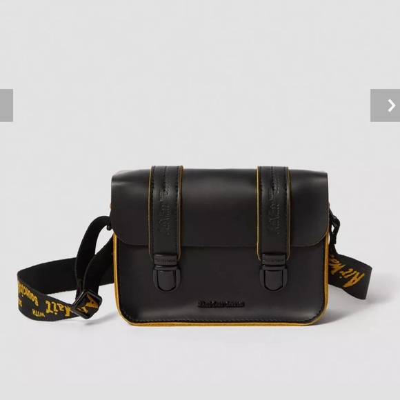 Dr. Martens Black and Yellow Crossbody Bag - Picture 11 of 11